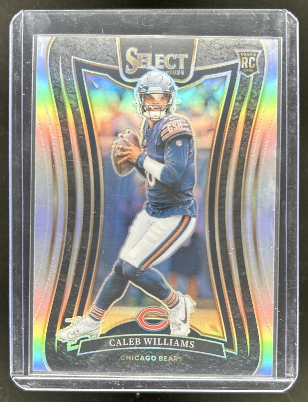 2024 Panini Select Caleb Williams Suite RC Silver Prizm Rookie #378 Bears