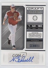 2018 Panini Contenders Draft Picks Draft Ticket Auto Nick Schnell #77 Auto 1u6