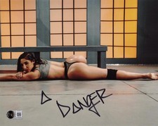 Abella Danger Signed 8x10 Photo Adult Star Authentic Autograph Beckett Witness