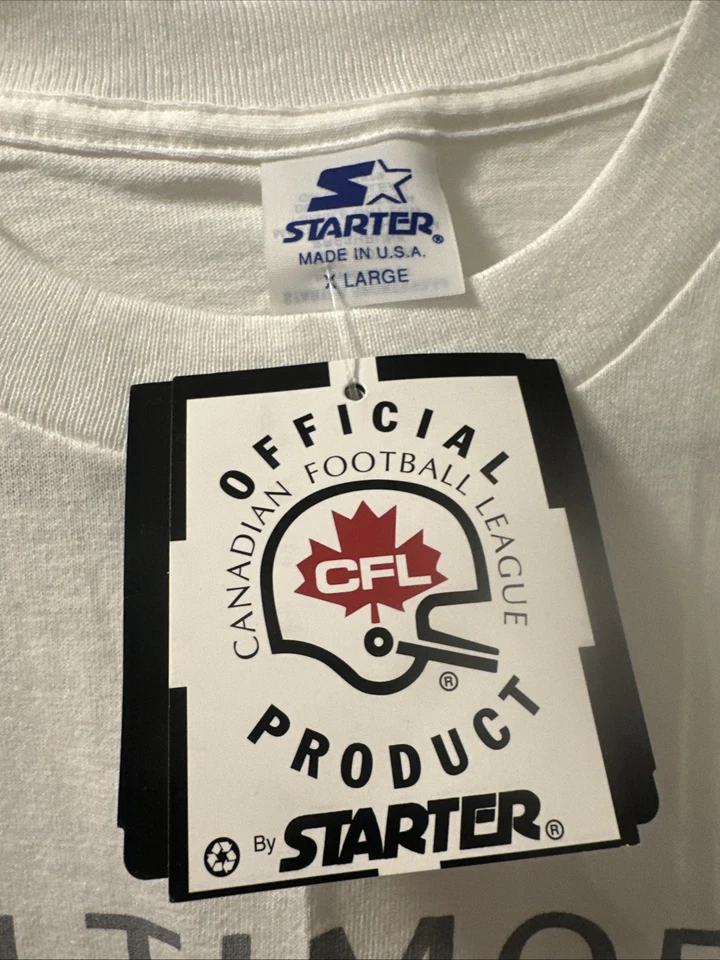 Baltimore 1994 CFL Colts Camiseta de Fútbol XL Nueva con Etiqueta Foto 4 de 4