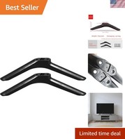 Space-Saving Adjustable TV Stand Feet for 30-50 Inch TVs - Easy Install Kit