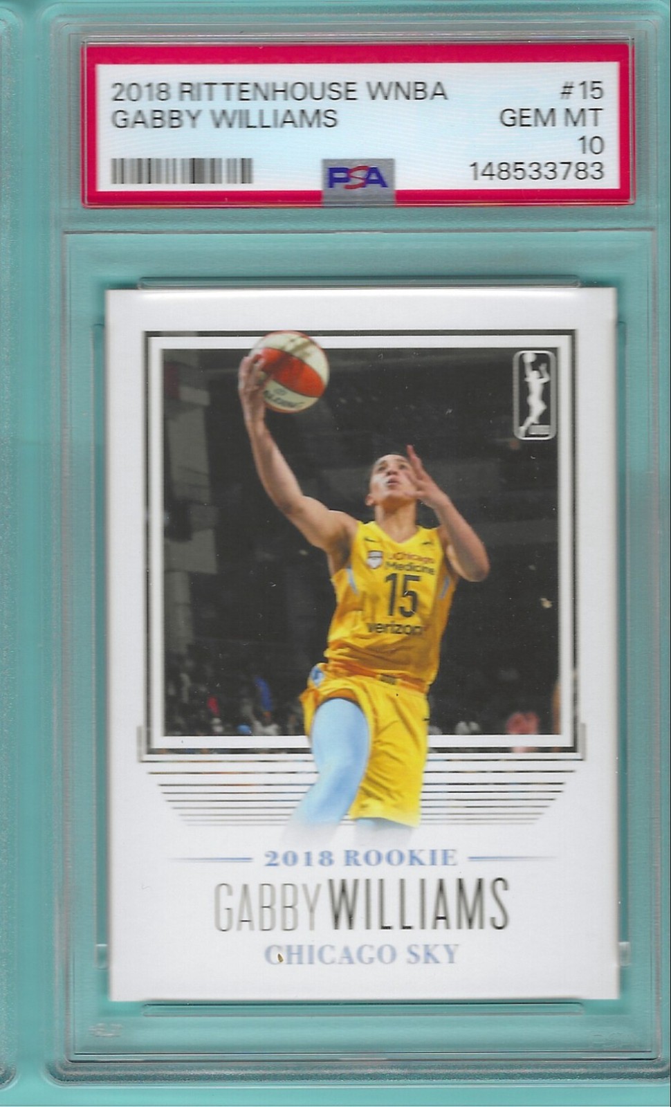 2018 WNBA Gabby Williams Rookie PSA 10 Golden State Valkyries