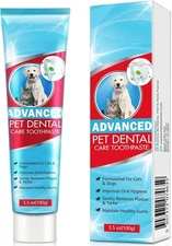 Dog Toothpaste Mint for Dogs and Puppies, Fresh Breath Dental Kit for Pets Dog