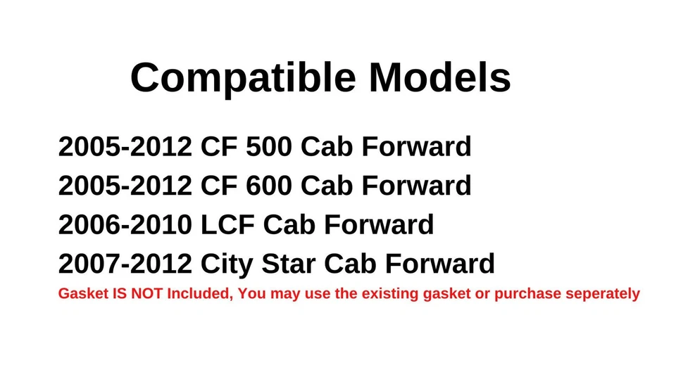 Back Glass for Ford LCF 2006-2010 & International CF500 CF600 2005 Foto 2 de 2