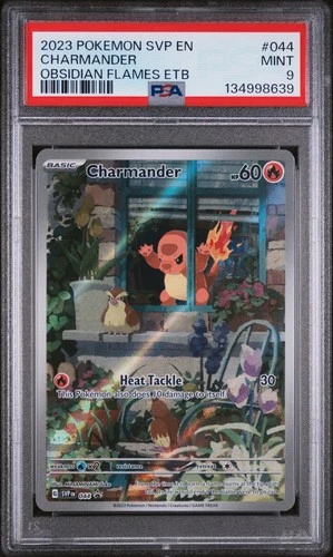 2023 POKEMON SVP EN-SV BLACK STAR PROMO #044 CHARMANDER PSA 9