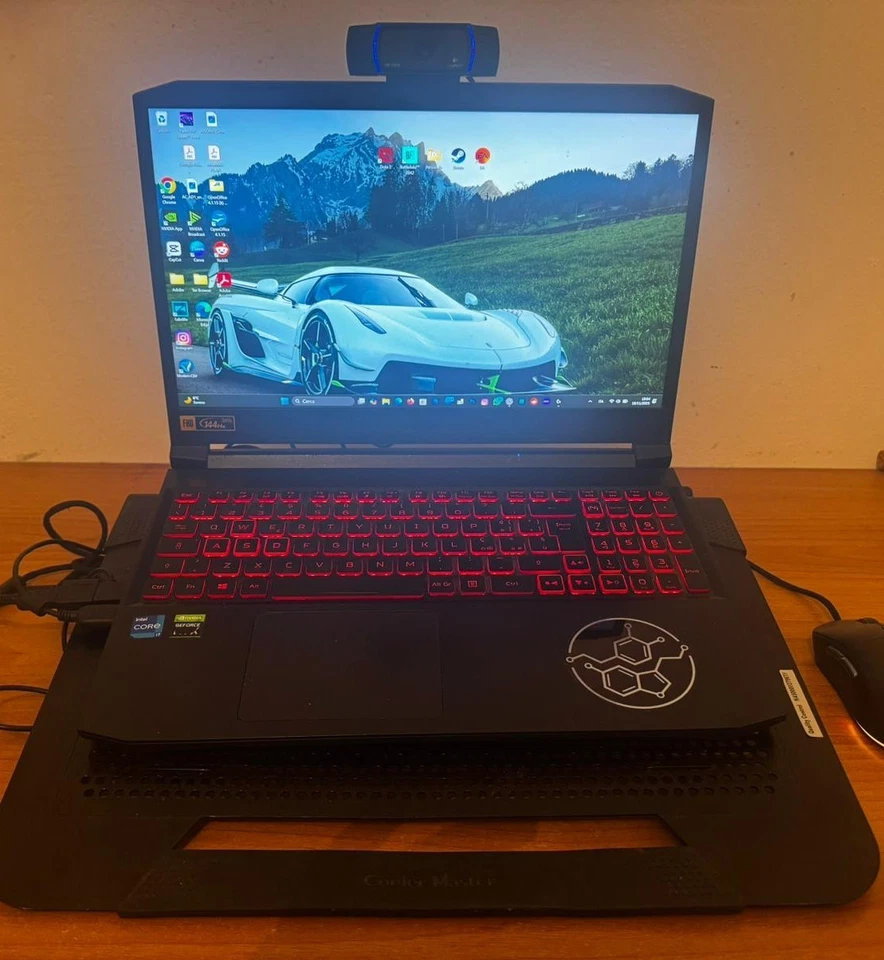 Acer Nitro 5 AN515-57 • i7-11800H • 32GB RAM • RTX 3050 Ti • Pasta Termica Nuova - Immagine 3 di 4