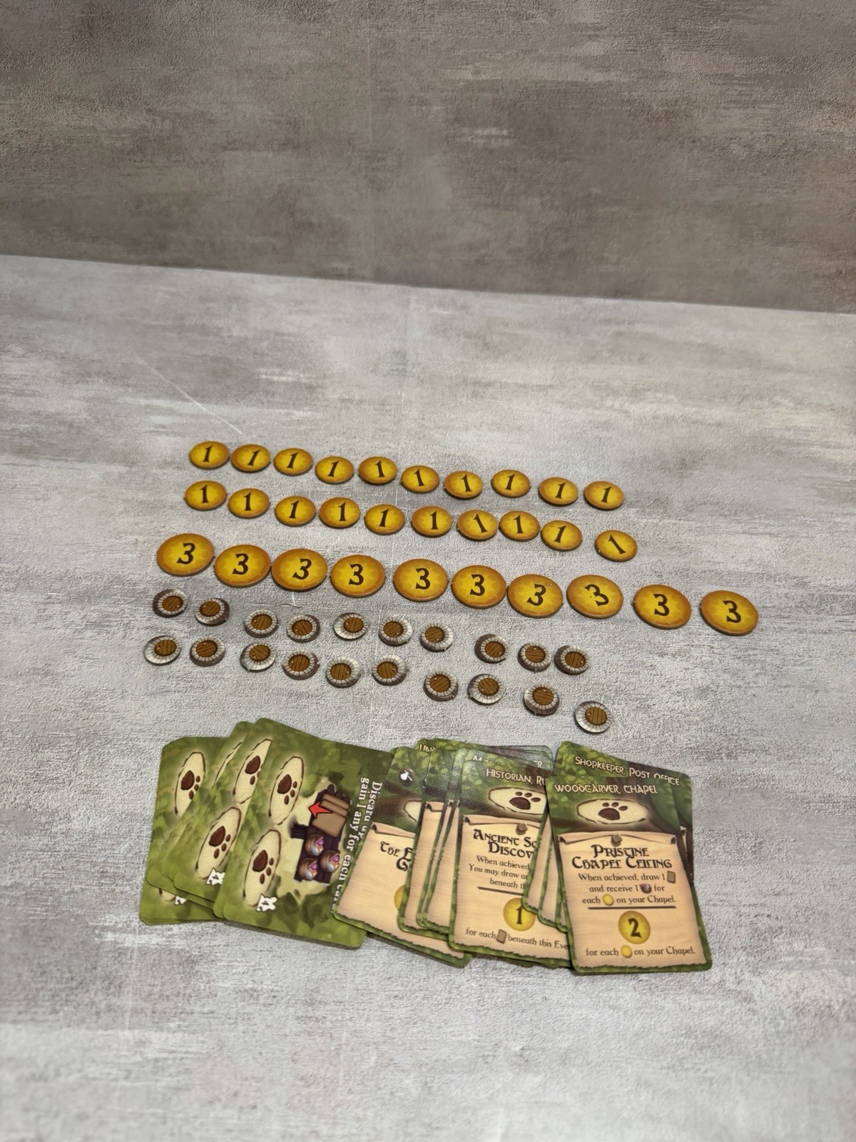 Everdell Board Game Replacement Cards Parts