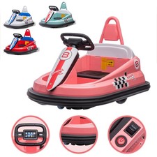 6V Electric Bumper Car for Kids 360  Rotation Ride On Bumper Electric Car Toys