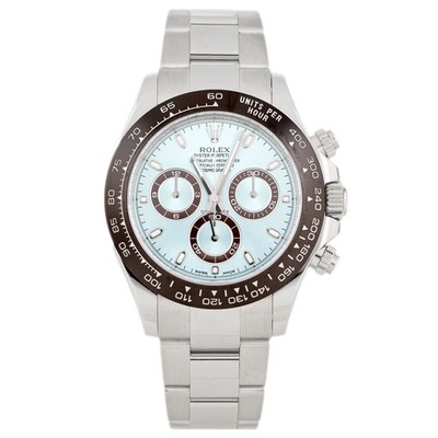 Rolex Cosmograph Daytona Platinum Ice Blue Dial 40mm 116506 Full Set