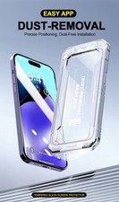 3pcs Easy Installation Tempered Glass Screen Protector for Iphone Dust-proof