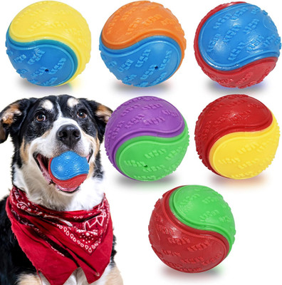 6Pcs Squeaky Dog Balls, Dog Toys Balls for Training, Tough Ball Toys for Dogs...