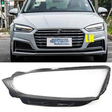 For Audi A5 2017-2020 S5 RS5 Left Driver Headlight Glass Lens Clear Cover+Glue