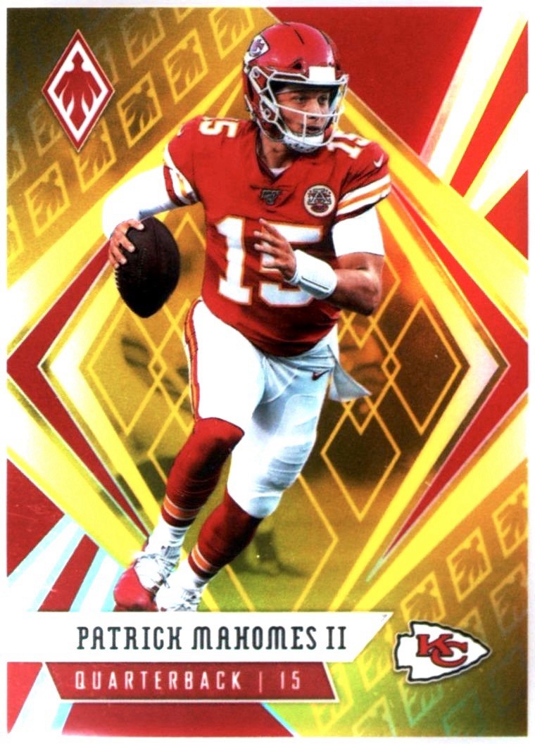 2020 PANINI PHOENIX 45 PATRICK MAHOMES II YELLOW 66/75 PSA 10 GEM Mint!!
