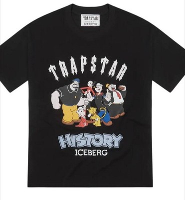 Iceberg x Trapstar Limited  Shirt Popeye Gr. L   Y2K Eyecatcher 