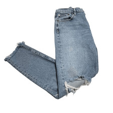 Agolde Sophie Distressed Mid Rise Ankle Jeans Size 31