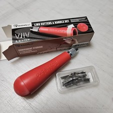 Premium Linoleum Carving Tool Set With 6 Blades For Block Printing Stamps