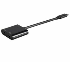 Visiontek USB-C Male to USB-C 3.1 Gen 2 Type-A Female Adapter Cable with 100W