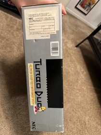 TurboGrafx-CD/TurboDuo video game system CIB complete w/ matching serial box, ++