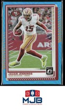 2025 Donruss Optic Jauan Jennings Aqua #/349 #194 San Francisco 49ers