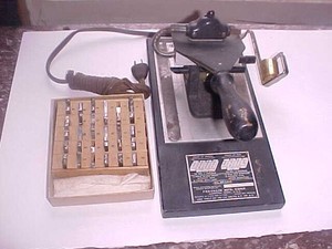 Franklin hot foil stamping embossing machine PARTS REPAIR W/ 23K GOLD ROLL