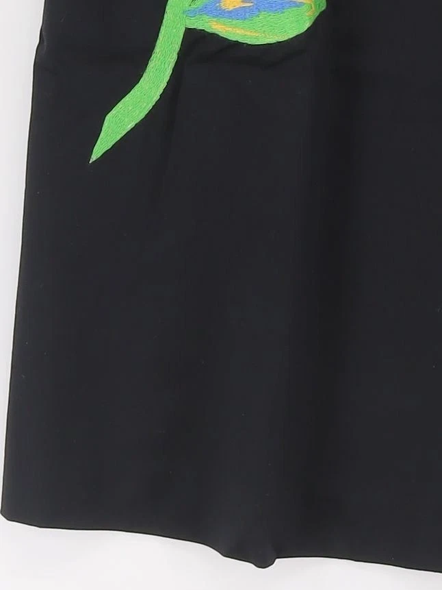 Abito midi donna Kate Spade UK 10 cotone nero nuovo con etichette