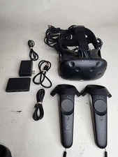 HTC Vive Virtual Reality Deluxe Headset  Remotes And Headset Only W Cabl G2U