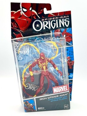 Hasbro IRON SPIDER-MAN (great condition) Origins Leg Attack Claws Marvel 2006