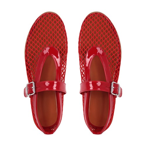 Women's Buckle Strap Cute Round Toe Casual Comfort Cut Out Ballet Flats Sandals - Picture 30 of 44