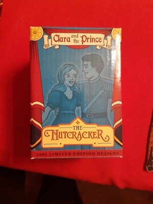 2001 CVS The Nutcracker Christmas Ornament LE Designs Clara and the Prince - NIB