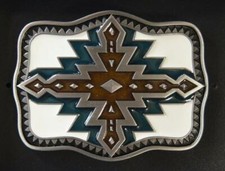 Nocona Western Belt Buckle Tribal Aztec 37997