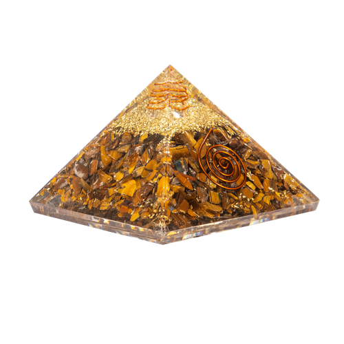 LG 75mm Reiki Healing Crystals Orgonite Pyramid Wealth & Success~EMF Protection - Picture 5 of 37