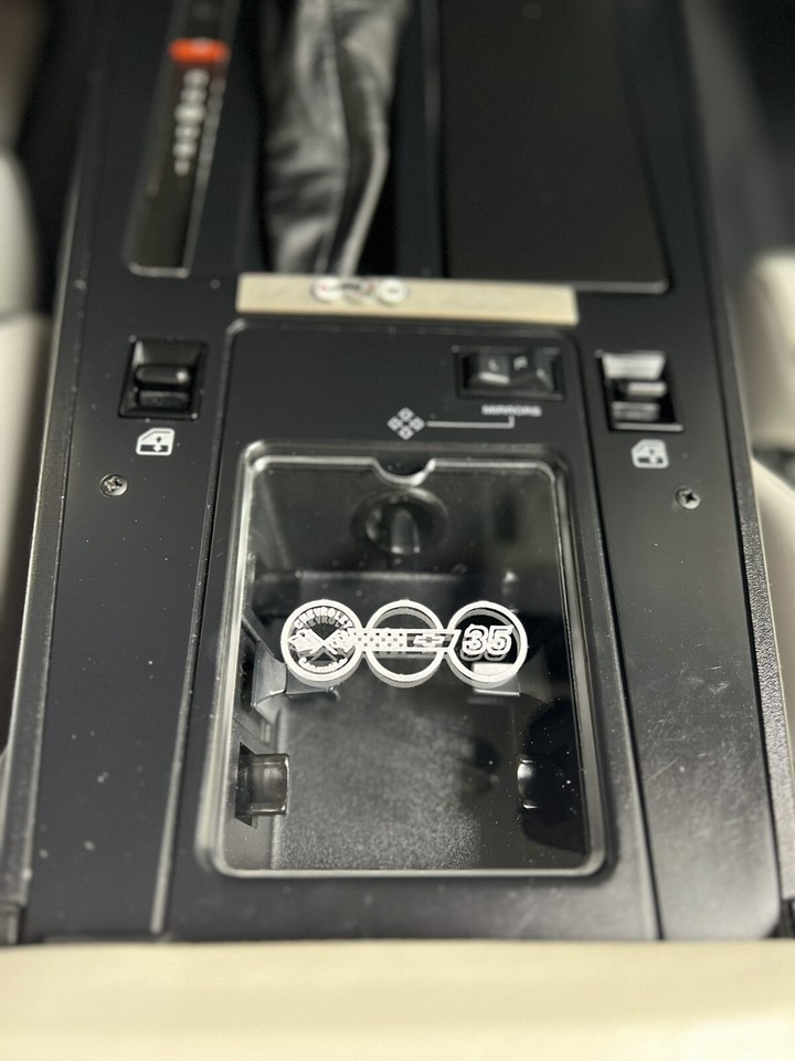 C4 Corvette Center Console Cover 1988 35th Anniversary Corvette eBay