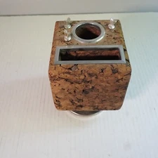 Vintage 1970s Park Sherman rotating cork desk caddy Office Storage