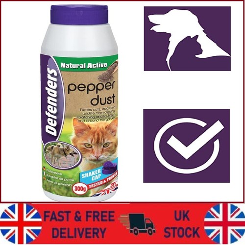 Defenders Cat and Dog Repellent Pepper Dust Garden Natural Humane
