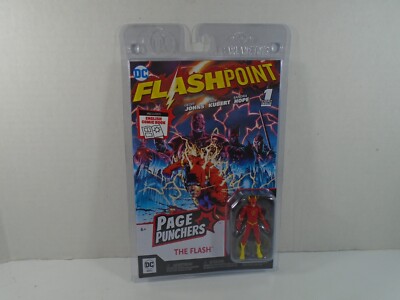 2022 MCFARLANE TOYS--DC FLASHPOINT #1 PAGE PUNCHERS & 3'' FLASH FIGURE (NEW)