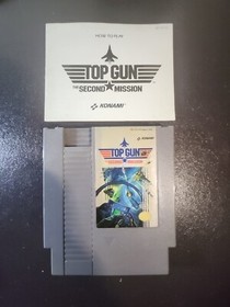 Top Gun: Second Mission (Nintendo NES) With Manuel