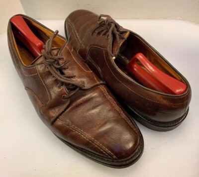 Allen Edmonds Men 11 D Mapleton Lace Up Oxfords Brown  display picture 2