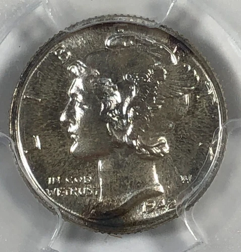 1942 Mercury Dime. 10c. PCGS PR66 CAC.