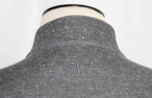 Johnnie O Sully Gray Quarter-Zip Pullover Shirt JMK01460 Mize Size XL - Picture 4 of 5
