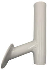 10 Aluminum White Powder Coated Rod Holder