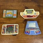 Lot of 4 Casio Handheld Battlefield, Karate Fight, The Beam War, Exciting Hockey