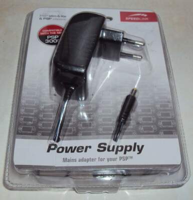 Speedlink Netzteil Power Supply SL-4811-SBK-01 für PSP Slim & Lite 5V, 2A .