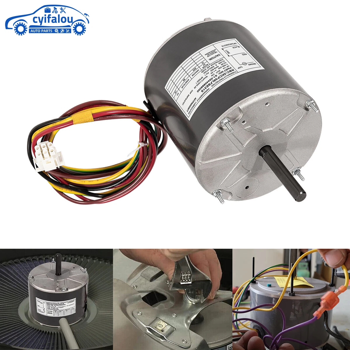 For F48AA68A50 York Coleman Luxaire AO Smith Condenser Fan Motor 208-230V  1/4 HP | eBay