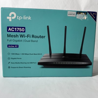 TP-Link Archer C7 1300 Mbps 4-Port Gigabit Wireless AC Router (Archer-C7) New