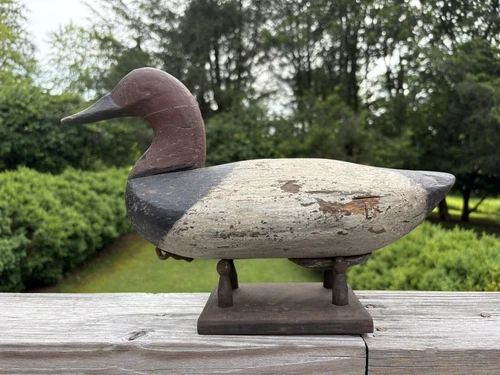 Antique Lum Fletcher Canvasback Drake Decoy