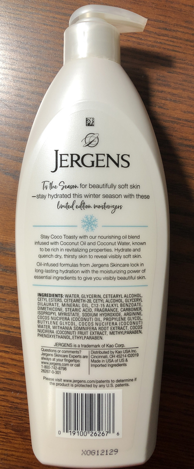 jergens coco toasty lotion
