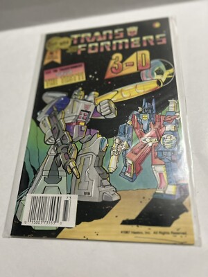 Transformers in 3-D #1 Blackthorne 3-D Series #25 1987 blackthorne Comic Book 