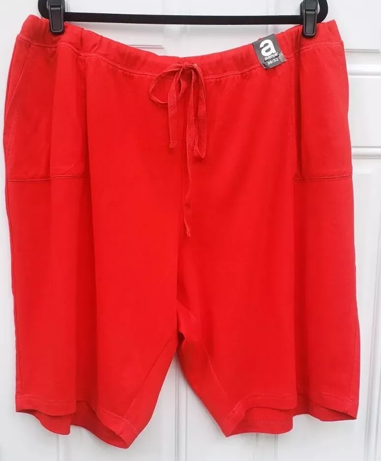 Plus size red bermuda shorts 2025