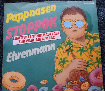 STOPPOK - single ''Pappnasen''/''Ehrenmann'' - limitierte Sonderauflage 1982