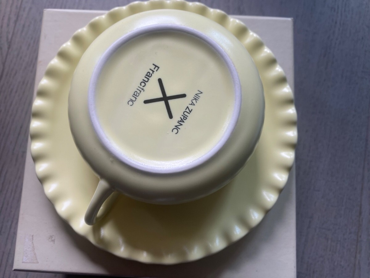 Francfranc X Nika Zupanc Tea Pot, Cups Saucers. 4 pcs NIB | eBay